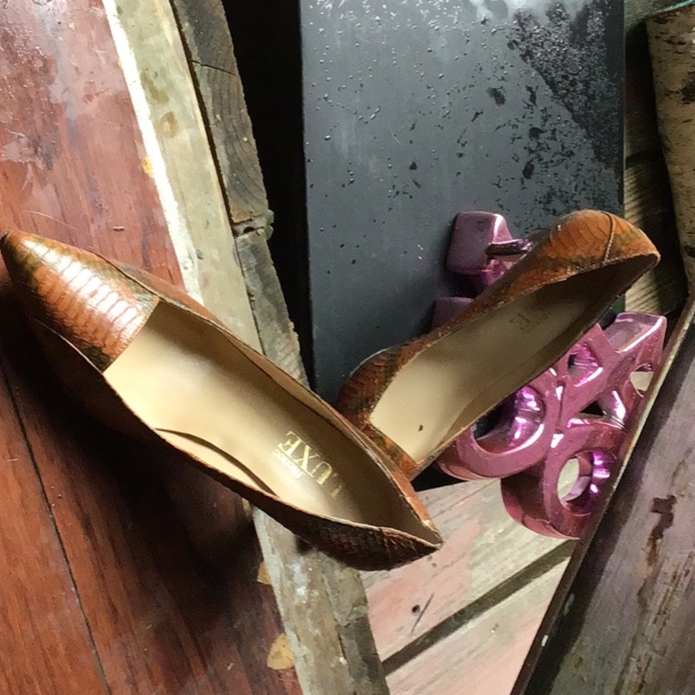 Genuine snakeskin heels brand new with tags